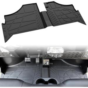 imageSAUTVS Front Floor Mats for Ranger SP 570 TPE Front Row Floor Liners All Weather Protection Slush Mats for Polaris Ranger SP 570  Crew 2022 2023 2024 Accessories 1PCS Replace 2889186