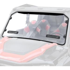 imageSAUTVS Front Full Windshield for Polaris General 1000General XP 10004 20162025 Clear Hard Coat ScratchResistant Poly Vented Front Windshield Accessories Replace 2884337