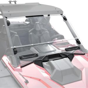 imageSAUTVS Front Full Windshield for Polaris RZR PRO XP XP4RZR Turbo R R4 20202024 Accessories Clear Scratch Resistant Hard Coating Vented Combined Windshield Replace 2883756