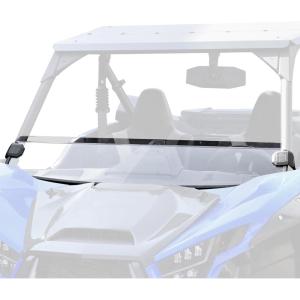 imageSAUTVS Front Half Windshield for Kawasaki Teryx KRX 1000 Clear Lightly Dustproof Durable Half Windscreen for Kawasaki Teryx KRX 1000 20202025 Accessories 1PC Stronger Than Glass