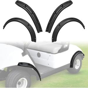 imageSAUTVS Front and Rear Fender Flares Compatible with Yamaha Drive2 G29 20172025 Golf Cart Accessories Combined Mud Flaps Mud Guards for Yamaha Drive2 G29 Standard and Unmodified Golf Carts Body Only