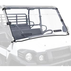 imageSAUTVS Full Windshield for Kawasaki Mule Pro Clear Dustproof Durable Hard Coat Poly Vented Front Full Windshield for Kawasaki Mule Pro FXT DXT DX FX 20152025 Accessories