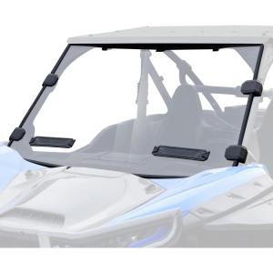 imageSAUTVS Full Windshield for Kawasaki Teryx 1000 Clear Dustproof Durable Hard Coat Poly Vented Front Full Windshield for Kawasaki Teryx KRX KRX4 1000 20202025 Accessories