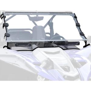 imageSAUTVS Full Windshield for Yamaha YXZ1000R Clear Dustproof Hard Coat Poly Vented Front Full Windshield for Yamaha YXZ 1000RSESSSS SESS XTR 20192025 Accessories