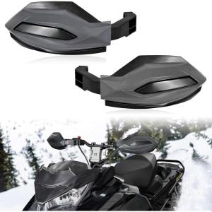 imageSAUTVS Handguards Protector Wind Deflector for SkiDoo REV Gen5  Gen4  XSXMXPXRXU Models Plastic Hand Guards Handlebar Air Deflectors Replace 860200712