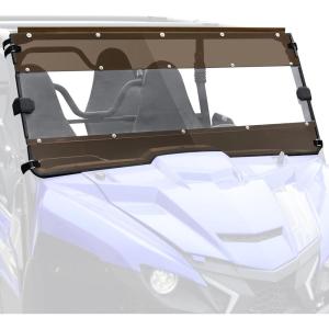 imageSAUTVS Heavy Duty Combined Full Windshield for Yamaha Wolverine X2 X4 850 Dustproof Durable Hard Coat Front Full Windscreen for Yamaha Wolverine X2 X4 20182020 Accessories