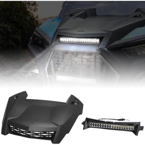 imageSAUTVS Hood Scoop Air Intake ampamp Front LED Auxiliary Light Hood Accent Light DRL for Polaris Polaris RZR XP 1000  XP 4 1000  TURBO XP 4  TURBO S 4 20192023 Accessories