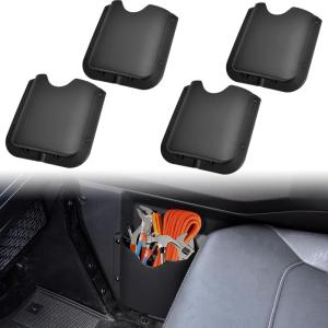 imageSAUTVS Interior Door Pockets for Polaris Ranger XD 1500 Crew 2024 2025 Accessories Front and Rear Interior Door Pockets Storage for Polaris Ranger Crew 1500 XD 2024 4PCS
