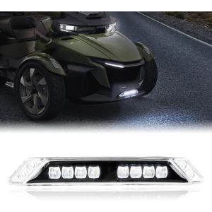 imageSAUTVS LED Auxiliary Light Kit for CanAm Spyder RT Front LED Extras Auxiliary Driving Daytime Running Light DRL for Can Am Spyder RT 20202025 Accessories 1PC Replace 219400991