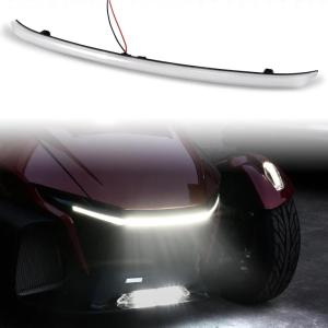 imageSAUTVS LED Center Accent Light Kit for CanAm Spyder RT Front LED Auxiliary Driving Light Daytime Running Light DRL for Can Am Spyder RT 20202025 Accessories