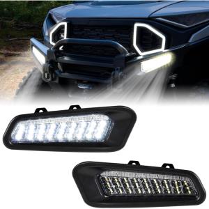 imageSAUTVS LED Front Bumper Lights for Polaris Ranger XD 1500 2024 2025 All Models Front Brush Guard Accent Auxiliary Light for Polaris Ranger 1500 XD Accessories Replace 2889767