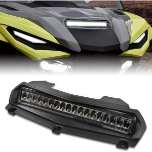 imageSAUTVS LED Hood Scoop Light for Yamaha RMAX 1000 Front Auxiliary Spot Light Hood Panel DRL Compatible with Yamaha Wolverine RMAX2 RMAX4 1000 20212025 Accessories 1PCS