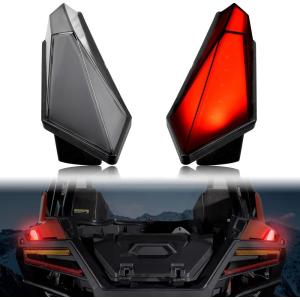 imageSAUTVS LED Rear Marker Lights for RZR PRO XPPRO RTURBO R 20202024 Smoked Black Rear Signal LED Tail Clearance Light Side Lamps Position Lamps 2PCS