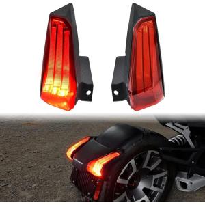 imageSAUTVS LED Taillights for Can Am Ryker 600 900 1924 LED Red Tail Lights Brake Light Taillights for CanAm Ryker 600 900 ampamp Ryker Rally 20192024 Accessories 2PCS Replace 710005284 710005285