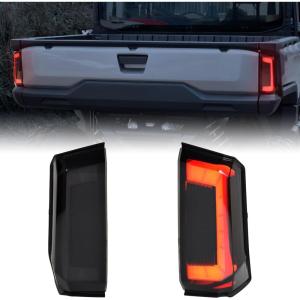 imageSAUTVS LED Taillights for Polaris Ranger XD 1500 Smoked Black Rear Brake Stop Lamp Tail Light for Polaris Ranger 1500 XD PremiumNorthstar 2024 2025 Accessories Replace 2415904 2415905 One Pair