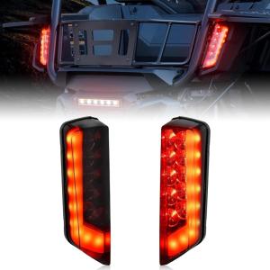 imageSAUTVS LED Taillights for Talon 1000 Smoked Black LED Tail Lights Tail Lamps Set for Honda Talon 1000X 1000R 1000X4 20192024 Accessories 2PCS