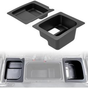 imageSAUTVS Left ampamp Right Under Seat Storage Box for Ranger 570 500 1521 Underseat Storage Bin Set Organizer Tray for Polaris Ranger 500 570 Mid Size 50quot Wide 20152021 Accessories 2PCS Left ampamp Right