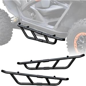 imageSAUTVS Nerf Bars Rock Sliders Side Bumper for CFMOTO ZForce 950 HO EX Sport 20202024 Accessories Combined Heavy Duty Steel Tree Kickers Side Steps Low Profile Protector Replace 5BY8013001000