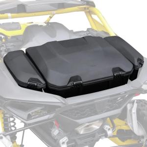 imageSAUTVS Poly Water Resistant Large Capacity Rear 96L Storage Cargo Trunk Box ampamp 135L Side Cargo Storage Boxes Set for CanAm Maverick R MAX X RS 2024 Accessories 3PCS Replace 715007182 715007372