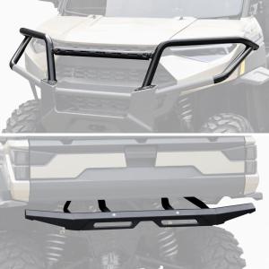 imageSAUTVS Ranger XP 1000 Front ampamp Rear Bumper HeavyDuty Front and Rear Brush Guards Bumpers Protectors for Polaris Ranger 1000 XPDieselCrew 20182025 Accessories Replace 2882531 2882529