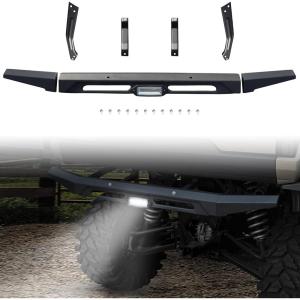 imageSAUTVS Ranger XP 1000 Rear Bumper with Light Rear Brush Guard with LED Accent Light for Polaris Ranger 1000 XPCREW 20182025 Accessories Replace 2882529