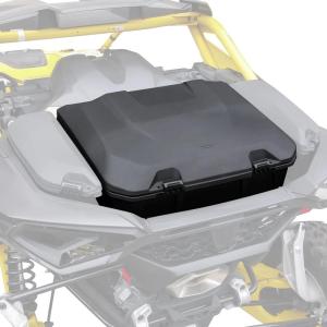 imageSAUTVS Rear 96L Storage Cargo Trunk Box for CanAm Maverick R Poly Water Resistant Large Capacity Bed Tool Rear Cargo Storage Box for Can Am Maverick R MAX X RS 2024 Accessories Replace 715007182