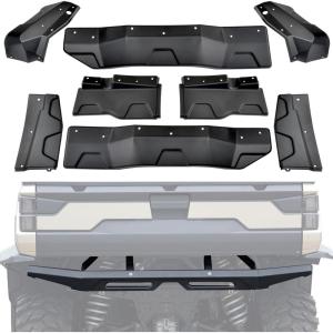 imageSAUTVS Rear Bumper ampamp Heavy Duty Fender Flares Kit for Polaris Ranger XP 1000