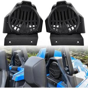 imageSAUTVS Rear Speaker Enclosures for 20152025 Slingshot Rear Behind Head 65quot Speaker Pods Panels Behind Seat 65in Speaker Pods for Polaris Slingshot S SL SLR R LE 20152025 Accessories 2PCS