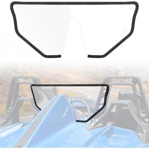 imageSAUTVS Rear Windshield for Polaris Slingshot S R SL SLR LE Scratch Resistant Hardcoated Polycarbonate Rear Wind Deflector Rear Panel for Polaris Slingshot S R SL SLR LE 20152025 Accessories