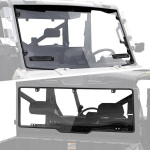 imageSAUTVS Rear ampamp Front Windshields for Ranger 1000XP 1000 1725 Clear Front and Rear Poly Full Windshields Windows for Polaris Ranger XP 1000Ranger 1000XP 900DieselCrew 20172025 Accessories