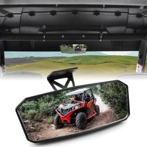imageSAUTVS Rearview Mirror for CanAm Commander Defender Trail Adjustable Convex Rear View Center Mirror for Can am Commander Defender Maverick Trail Sport 20162025 Accessories Replace 715003638