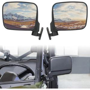 imageSAUTVS Rearview Side Mirrors for Polaris Ranger 500 570 900 Adjustable Folding Side View Mirrors for Polaris Ranger 500 570 XP 900 20142022 Accessories 2PCS