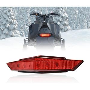 imageSAUTVS Red LED Tail Light for SkiDooSpyder Red Rear Brake Stop Light Tail Lamp for CanAm Spyder F3 RT 20192025  SkiDoo MXZ Renegade Summit 600 850 20172025 Accessories Replace 520001143