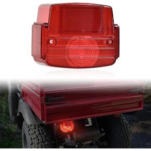 imageSAUTVS Red Tail Light Housing for Kawasaki Mule Tail Lamp Lens for Kawasaki Mule 19902020 Accessories 1PC Replace 230261019