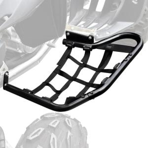 imageSAUTVS Side Step Nerf Bars Rock Sliders for Yamaha Raptor 700 700R 20062025 Combined Foot Guard Pegs with Black Webbing Nets Protective OffRoad Accessories