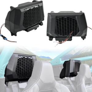 imageSAUTVS Sport 65quot Speaker Enclosures for Polaris RZR PRO XPRS 2025 Rear Seat 65 inch Speaker Pods with Mount Brackets Holders for Polaris RZR PRO XPRS 4 2025 Accessories One Pair