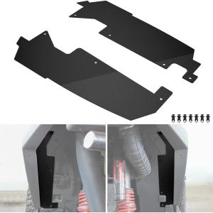 imageSAUTVS Steel Rear Wheel Well Block Offs for Polaris RZR PRO XPTurbo R Black Inner Splash Fender Guard Rear Mudguard Frame Guard for Polaris RZR PRO XP XP4 Turbo R R4 20202024 Accessories 2PCS