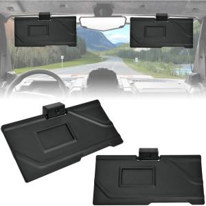 imageSAUTVS Sun Visors for Polaris Xpedition XPXP 5ADVADV 5 2024 PP AntiGlare Visor Extension Sun Blockers with Adjustable Angle Replace OEM 2891239
