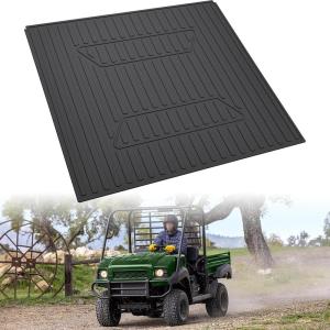imageSAUTVS TPE Cargo Bed Mat Liner for Kawasaki Mule Rubber Rear Cargo Bed Mat All Weather Protector Slush Liner for Kawasaki Mule 2010 2500 3000 3010 4000 4010 19902025 Accessories Replace KAF25023