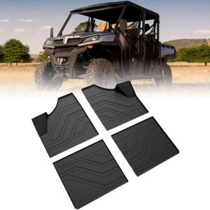 imageSAUTVS TPE Floor Mats for CFMOTO UFORCE 1000 XL 20222025 Front and Rear Row Floor Liners All Weather Protection Slush Mats Floor Mats for CFMOTO UForce 1000 XL 20222025 Accessories