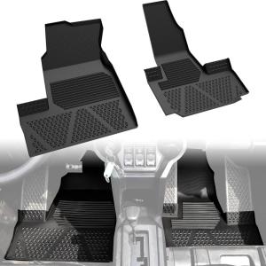 imageSAUTVS TPE Floor Mats for Honda Talon 1000 2224 Front Row Floor Liners All Weather Protection Slush Mats for Honda Talon 1000R 1000X 1000X4 20222024 Accessories 2PCS