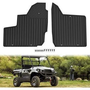 imageSAUTVS TPE Front Floor Mats for Kawasaki Mule PROMX Front Row Floor Liners All Weather Protection Slush Mats for Kawasaki Mule PROMX EPS 20192025 Accessories 2PCS Replace 999941187