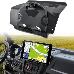 imageSAUTVS Tablet Phone Holder for CFMOTO UFORCE 10001000 XL 1924 Electronic Device Holder GPS Navigator Bracket Mount with Storage Box for CFMOTO UForce 1000 201920241000 XL 20222024 Accessories