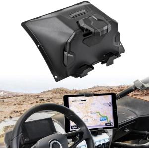 imageSAUTVS Tablet Phone Holder for CFMOTO ZFORCE 950 2024 Adjustable Electronic Device Holder GPS Navigator Bracket Mount with Storage Box for CFMOTO ZForce 950 HO EX Sport 20202024 Accessories
