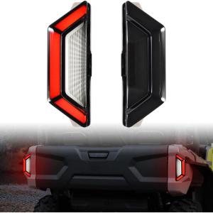 imageSAUTVS Tail Lights Assembly for Yamaha RMAX 1000 LED Smoked Black Taillights Brake Stop Lights Tail Lamps for 20212025 Yamaha Wolverine RMAX2 RMAX4 1000 Accessories 2PCS Replace B8KH47100000