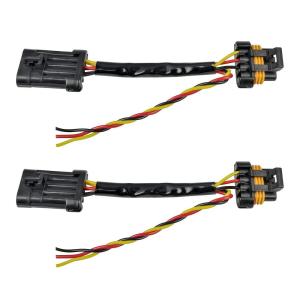 imageSAUTVS Taillight Power Harness WhipBrake LightLicense Plate Lamp 3 Wire Power Harness for Polaris RZR XP 1000 900 Turbo General 20152022 Accessories 2PCS