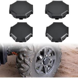 imageSAUTVS Tire Wheel Hub Caps for Polaris RZR XP Black Dust Center Hub Cap Covers for Polaris RZR 900 XP 4 1000 Turbo 20142019 Accessories 4PCS Replace 1522216655