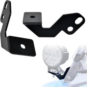 imageSAUTVS UTV LED Pod Light Mounting Bracket for Polaris RZR XP 1000 900 800 20142023 RustProof APillar LED Spot Work Light Mount Bracket Cube Metal Side Pillar Accessories 2PCS