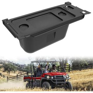 imageSAUTVS Under Seat Storage Box Underseat Storage Bin Set Organizer Tray for Kawasaki Mule PROFX FXR FXT DX DXT 20152025 Accessories Replace 999941463