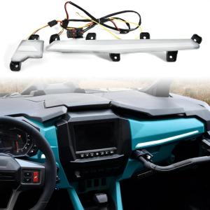 imageSAUTVS White LED Dash Light Assembly for Polaris RZR PRO XPRS 2025 Accessories IP67 Waterproof ABS Material Replace OEM 2418039 2418040